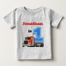 Primeiro aniversario De Caminhão Vermelho De Cama 