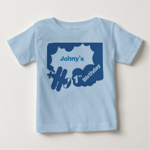 Camiseta Para Bebê Primeiro aniversário do bebê, 1rua do bebê