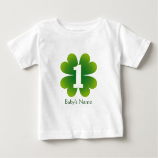 Camiseta Para Bebê Primeiro aniversario do dia do St. Patricks