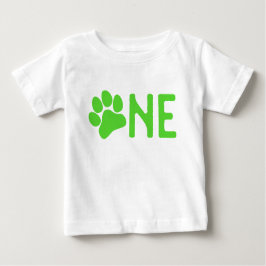 Camiseta Para Bebê Primeiro aniversário do Dogue