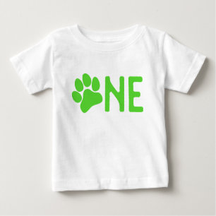 Camiseta Para Bebê Primeiro aniversário do Dogue