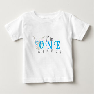 Camiseta Para Bebê Primeiro aniversário para o bebê