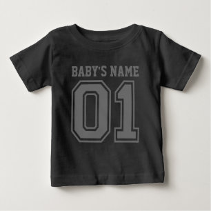 Camiseta Para Bebê Primeiro aniversario (personalize o nome do bebê)