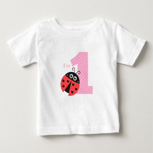 Camiseta Para Bebê Primeiro Aniversário, sou Um, Espanhol Bonito (Frente)