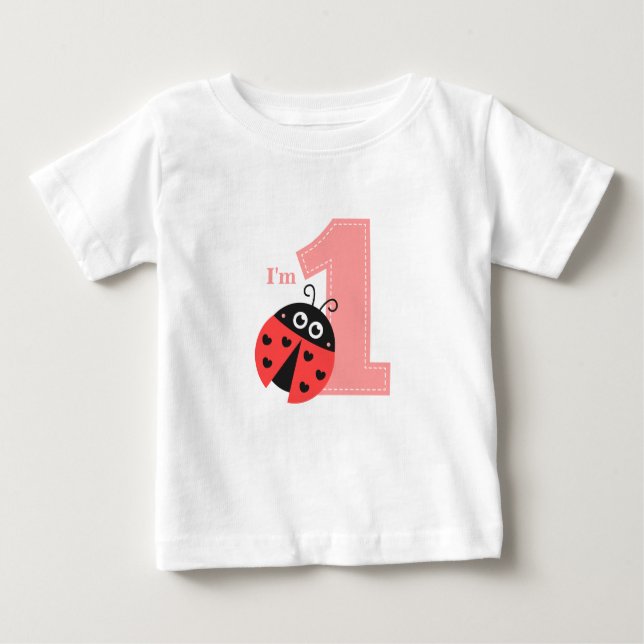 Camiseta Para Bebê Primeiro Aniversário, sou Um, Espanhol Bonito (Frente)