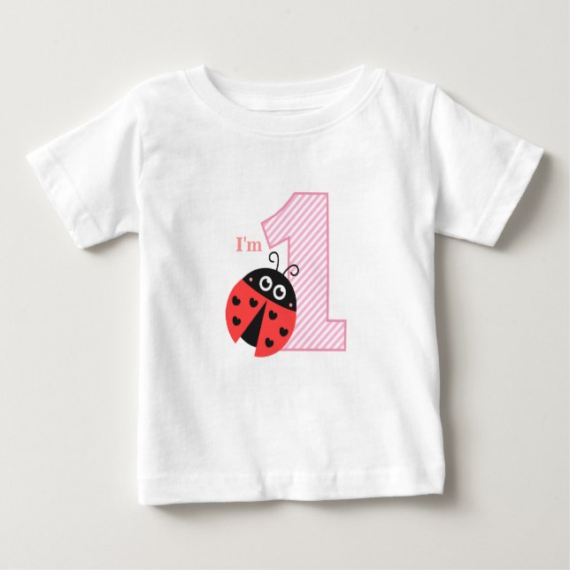 Camiseta Para Bebê Primeiro Aniversário, sou Um, Espanhol Bonito (Frente)