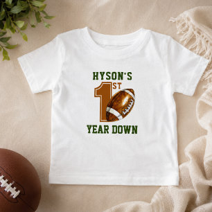 Camiseta Para Bebê Primeiro Ano de Redução Festa de primeiro aniver