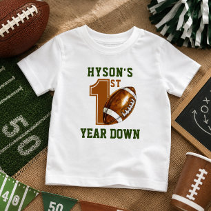Camiseta Para Bebê Primeiro Ano de Redução Festa de primeiro aniver