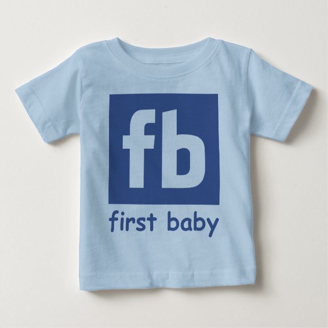 Camiseta Para Bebê Primeiro Bebê (Frente)