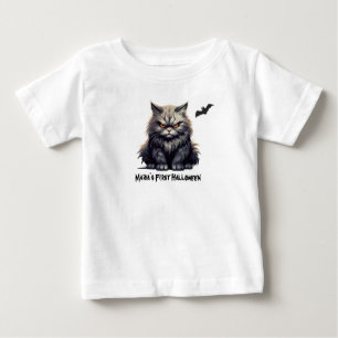 Camiseta Para Bebê Primeiro Halloween do Bebê