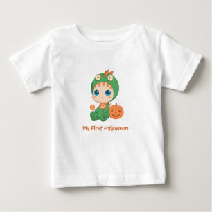 Camiseta Para Bebê Primeiro Halloween, Dragão-Bebê-Bebê-Dragão-Dinoss