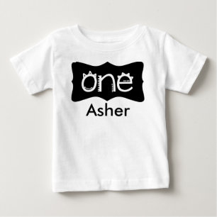 Camiseta Para Bebê Primeiro t-shirt do aniversário