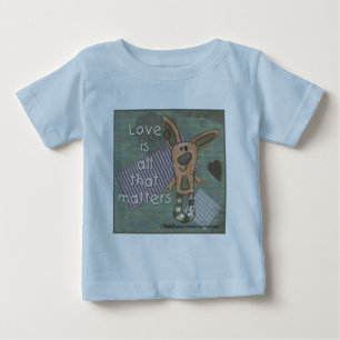 Camiseta Para Bebê Primitive Bunny