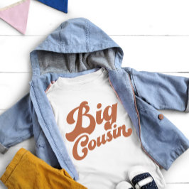 Camiseta Para Bebê Primo Grande Bonito | Família Marrom correspondent