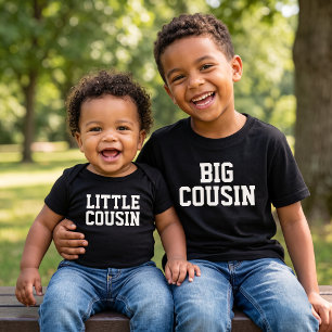 Camiseta Para Bebê Primo Mais Velho Família Combinando