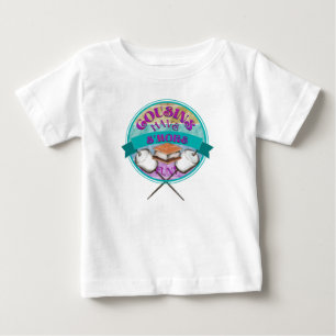 Camiseta Para Bebê Primos se divertem mais