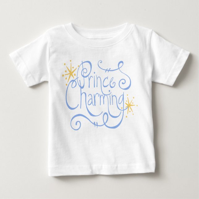 Camiseta Para Bebê Prince Charming (Frente)