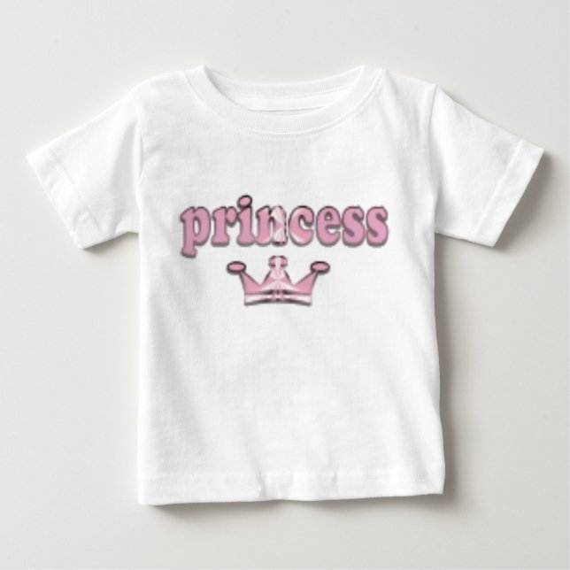 Camiseta Para Bebê princesa (Frente)