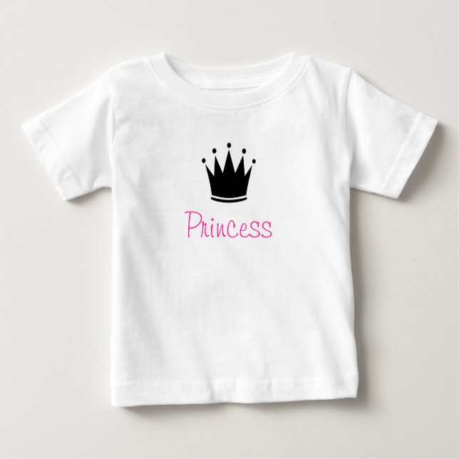 Camiseta Para Bebê Princesa (Frente)