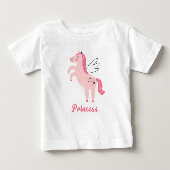 Camiseta Para Bebê Princesa (Frente)