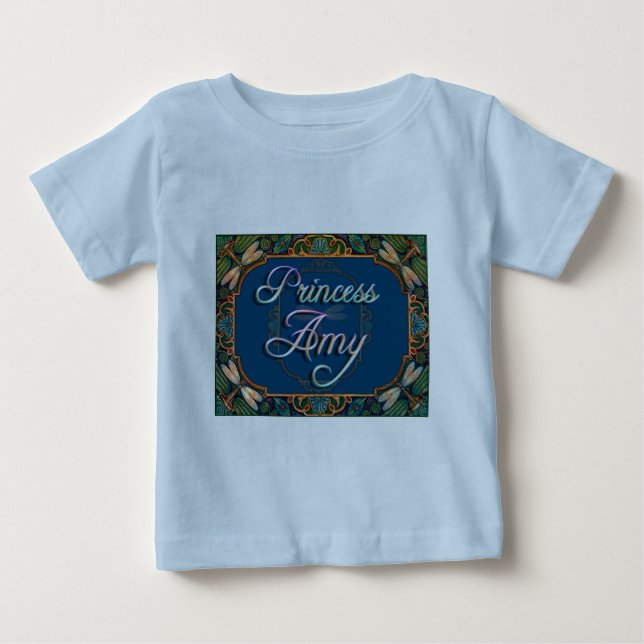 Camiseta Para Bebê Princesa Amy (Frente)