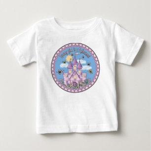 Camiseta Para Bebê Princesa Castle