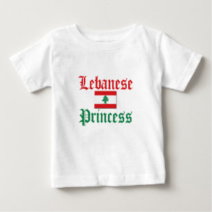 Camiseta Para Bebê Princesa de Líbano