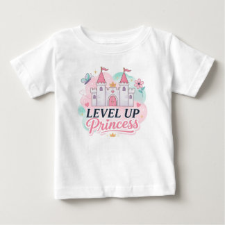 Camiseta Para Bebê Princesa de Nível Avançado