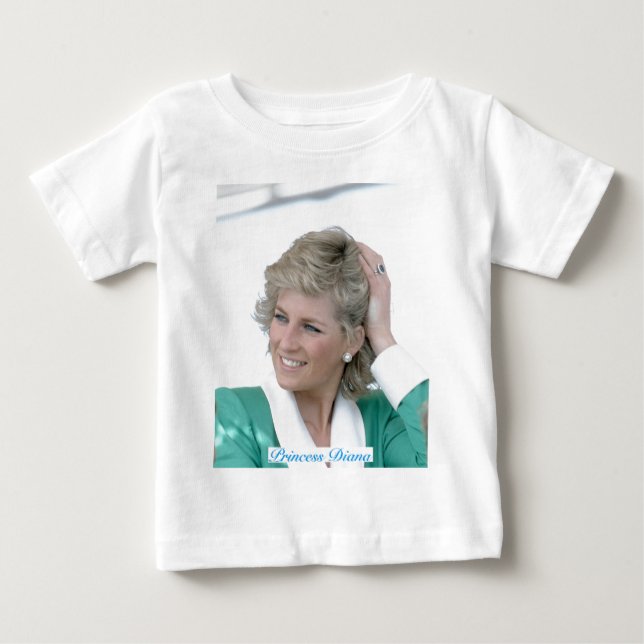Camiseta Para Bebê Princesa-Diana-Austrália (Frente)