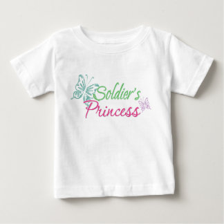 Camiseta Para Bebê Princesa do Soldado