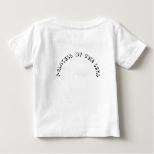 Camiseta Para Bebê Princesa dos Mares