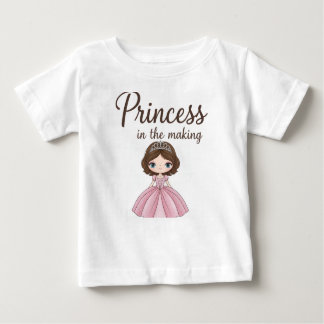 Camiseta Para Bebê Princesa em formação -