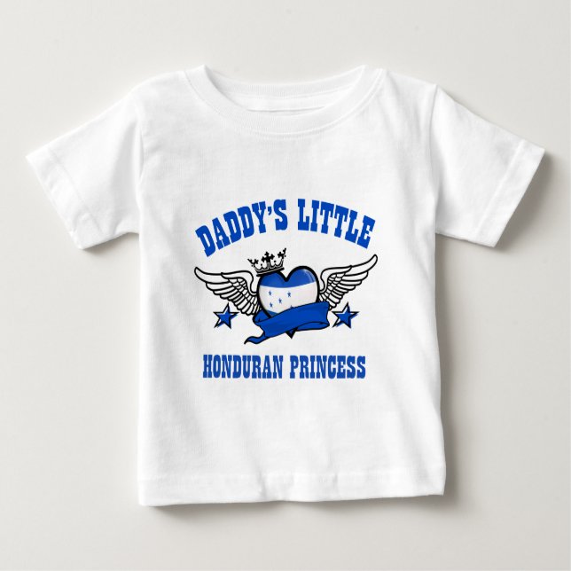 Camiseta Para Bebê Princesa Hondurenha (Frente)