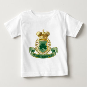 Camiseta Para Bebê Princesa irlandesa