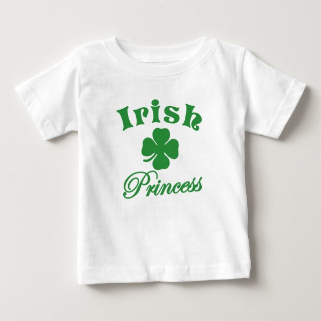 Camiseta Para Bebê Princesa irlandesa (Frente)