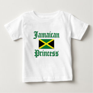 Camiseta Para Bebê Princesa jamaicana