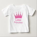 Camiseta Para Bebê Princesa latina - Princesa judia Hanukkah<br><div class="desc">Princesa latina - Princesa judia Hanukkah</div>