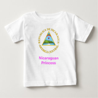 Camiseta Para Bebê Princesa nicaraguense