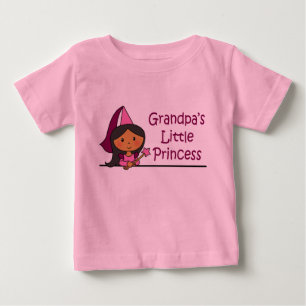 Camiseta Para Bebê Princesa Pequena do Avô