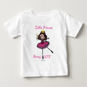 Camiseta Para Bebê Princesa pequena - o BFF da mamã