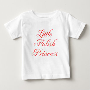 Camiseta Para Bebê Princesa polonesa