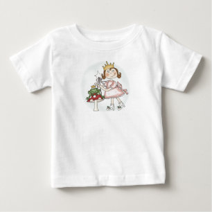 Camiseta Para Bebê Princesa sapo