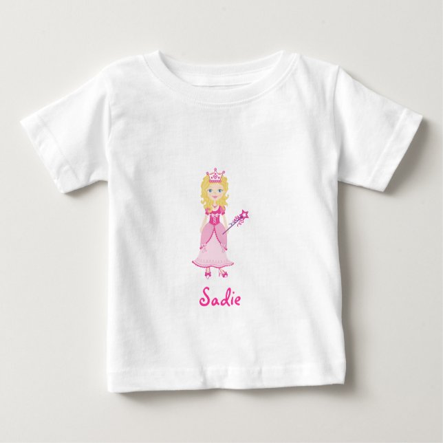 Camiseta Para Bebê Princesa Tee (Frente)