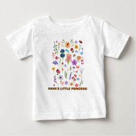 Camiseta Para Bebê Princesinha da Mamãe