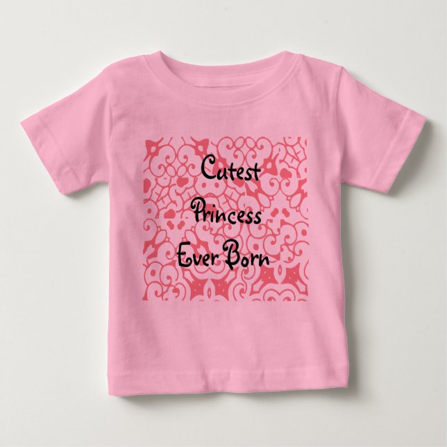 Camiseta Para Bebê Princess Tutu (Frente)