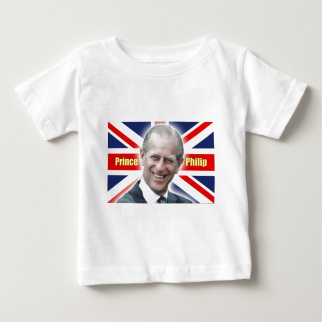 Camiseta Para Bebê Príncipe Felipe de RH - Super! (Frente)