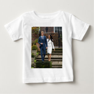 Camiseta Para Bebê Príncipe Harry Meghan Markle Casamento Real