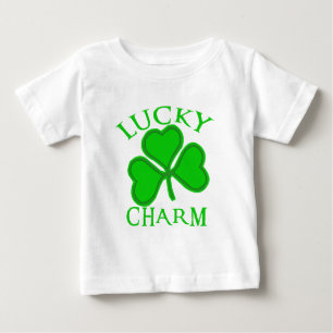 Camiseta Para Bebê Produtos afortunados do trevo do encanto