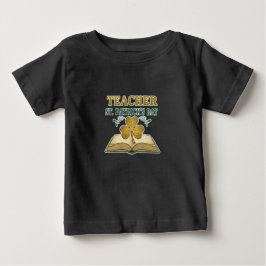 Camiseta Para Bebê Professor & Aluno Turma de 2026 - Conhecimento é L
