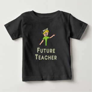 Camiseta Para Bebê Professor Futuro